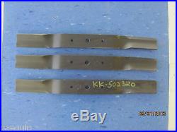3 Repl Finishing/grooming Mower Blades For 5' Countyline County Line Mowers