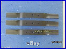 3 Repl Finishing/grooming Mower Blades For 5' King Kutter, King Kutter 502320