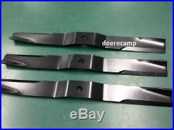 3 Replacement Blades For 5' (60) Finishing Mower Caroni 59006200, Sitrex Maschio