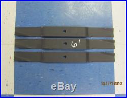 3 Replacement Blades For 6' Finishing Mowers, Caroni 71001000 Maschio T14004020