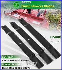 3 Set 88773 Blades 72 Cut Finish Mower Blades For Bush Hog Models ATH720 FTH720