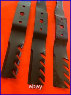 3 mulching blades for Rhino FA513 60 (5') Finish Mowers 00788450 (00788448)