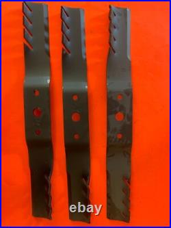 3 mulching blades for Rhino FA513 60 (5') Finish Mowers 00788450 (00788448)