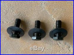 3 pcs King Kutter Finish Mower Blade Bolts/washer 502310 for 502303 spindle