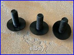 3 pcs King Kutter Finish Mower Blade Bolts/washer 502310 for 502303 spindle