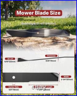 42 Mower Blade Set for Zero Turn Mowers Professional Cutting, Clean Finish, R 42 Mower Blade Set for Zero Turn Mowers Professional Cutting, Clean Finish, R
