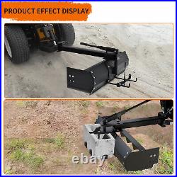 42 Tow-Behind Box Scraper Blade Rust-Resistant Finish for Lawn Tractors & ATVs