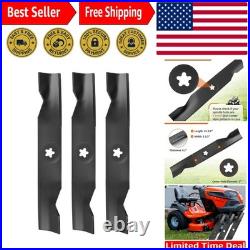 48 Heavy-Duty Mower Blades for Husqvarna Enhance Cutting Power with 3 Pack