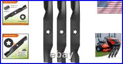48 Heavy-Duty Mower Blades for Husqvarna Enhance Cutting Power with 3 Pack