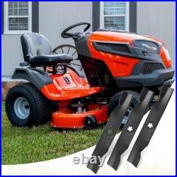48 Heavy-Duty Mower Blades for Husqvarna Enhance Cutting Power with 3 Pack