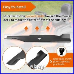 48 Heavy-Duty Mower Blades for Husqvarna Enhance Cutting Power with 3 Pack