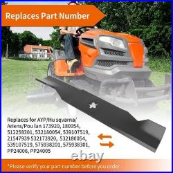 48 Heavy-Duty Mower Blades for Husqvarna Enhance Cutting Power with 3 Pack