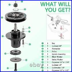 50051388 Complete Spindle Assembly Fits Bush Hog, Finish Mowers & Rotary Cutters