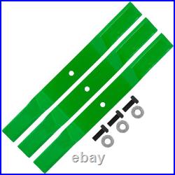 502320 60 Deck Standard Blades with Bolts for King Kutter RFM-60 5' Finish Mowers