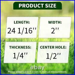 502324 Mower Blades Compatible with King Kutter 6' Finish Mowers, 72 Finishi