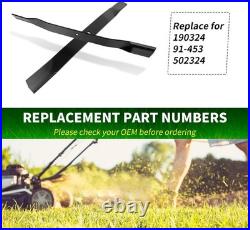 502324 Mower Blades Compatible with King Kutter 6' Finish Mowers, 72 Finishing