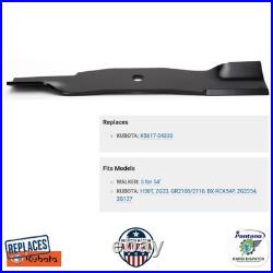 54 Deck Mower Blade fits Kubota BX-RCK54P ZG23 ZG2354 GR2100 K5617-34330 6-PK