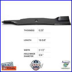 54 Deck Mower Blade fits Kubota BX-RCK54P ZG23 ZG2354 GR2100 K5617-34330 6-PK