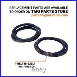 60in 3-Point Tow-Behind Finish Mower 3x20in Blades 540RPM Direct Drive