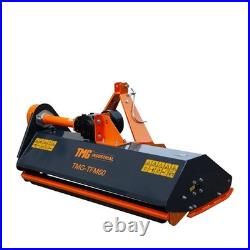 60in PTO Flail Mower 30-60HP Engine Match 3-Point Hitch Clean Finish Cut