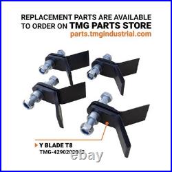 60in PTO Flail Mower 30-60HP Engine Match 3-Point Hitch Clean Finish Cut