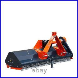 60in PTO Flail Mower 30-60HP Engine Match 3-Point Hitch Clean Finish Cut