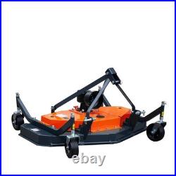 60in Rugged Finish Mower 20-40HP Cast Iron Gearbox 3-Point Hitch