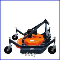 60in Rugged Finish Mower 20-40HP Cast Iron Gearbox 3-Point Hitch