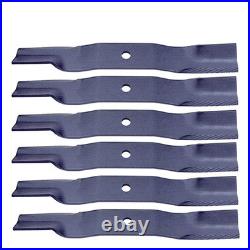 (6) Heavy-Duty Mower Blades Fits Kubota 54 Decks, K5617-34330 K561734330 23