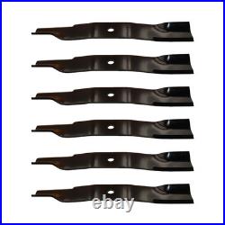 (6) Heavy-Duty Mower Blades Fits Kubota 54 Decks, K5617-34330 K561734330 23