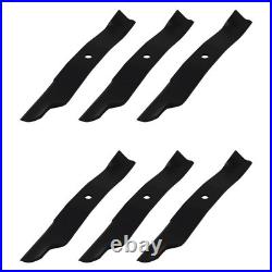 (6) Heavy-Duty Mower Blades Fits Kubota 54 Decks, K5617-34330 K561734330 23