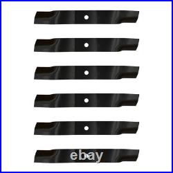 (6) Heavy-Duty Mower Blades Fits Kubota 54 Decks, K5617-34330 K561734330 23