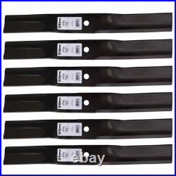 6 Medium Lift Blades Fits Woods RM360 60 Deck 34615 34615KT Walker 34615CKT