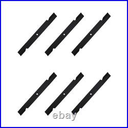 (6) Replacement Lawn Mower Blades Requires (3) Blades for 72 Cut Fits Various
