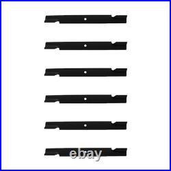 (6) Replacement Lawn Mower Blades Requires (3) Blades for 72 Cut Fits Various