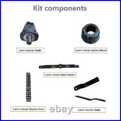 72 Articulating skid steer brush cutter skid steer attachments Finishing Mower