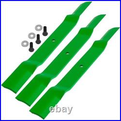 72 Deck Blades with Bolt for King Kutter RFM-72 RSFM-72 RFM72 RSFM72 Finish Mower