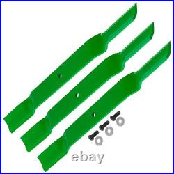 72 Deck Blades with Bolt for King Kutter RFM-72 RSFM-72 RFM72 RSFM72 Finish Mower