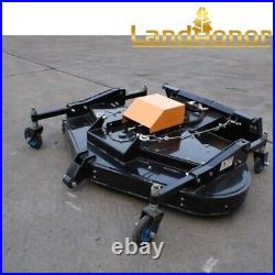 72'' Finish 3 Blade Mower Skid Steer Landhonor Attachment Hydraulic For CAT ASV