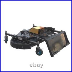 72'' Finish 3 Blade Mower Skid Steer Landhonor Attachment Hydraulic For CAT ASV
