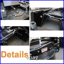 72'' Finish 3 Blade Mower Skid Steer Landhonor Attachment Hydraulic For CAT ASV
