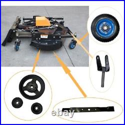 72'' Finish 3 Blade Mower Skid Steer Landhonor Attachment Hydraulic For CAT ASV