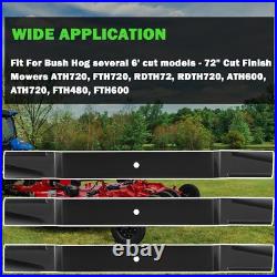72 Finish Mower Blades for Bush Hog ATH720/RDTH720/FTH720 88773 82325 3 Blade