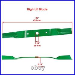 72 Finish Mower High Lift Blades for Land Pride FDR1572 FDR1672 FDR2572 FD2572