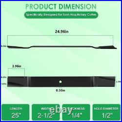 72 Replacement Blades for Finish Mowers Compatible with 6' Cut Models 3 Pack