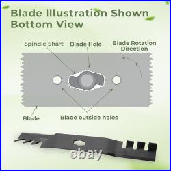 742P05286-X 742P05086-X Mower Blade Fit for Cub Cadet MTD 54 Cutting Deck Black 742P05286-X 742P05086-X Mower Blade Fit for Cub Cadet MTD 54 Cutting Deck Black