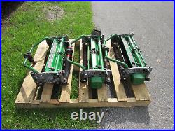 7 Blade Reels John Deere 22GA5 Fits Triplex Greens Mowers Set 3 with Brackets