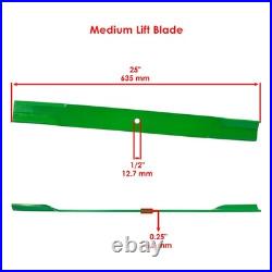 82325 88773 44506BH 72 Deck Blade with Bolt For Bush Hog ZT-30D ZT-220 ZT-230