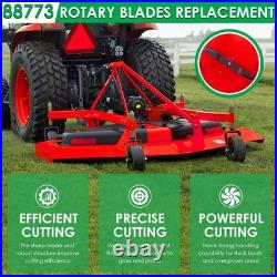 88773 82325 Replacement Blades for Bush Hog 72 Cut 6' Finishing/Grooming Mowers