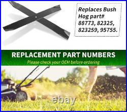88773 82325 Replacement Blades for Bush Hog 72 Cut 6' Finishing/Grooming Mowers 88773 82325 Replacement Blades for Bush Hog 72 Cut 6' Finishing/Grooming Mowers